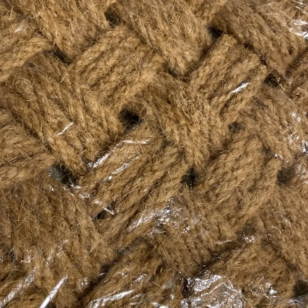 Soho Living Outdoor Rug Natural Handwoven Knotted Rope Doormat 18X30in